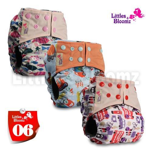 Modern Luxury Printed Washable Cloth Diaper Set