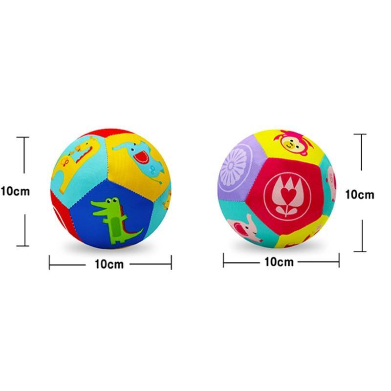 Hochet en Peluche Douce en Forme de Ballon pour Nourrissons