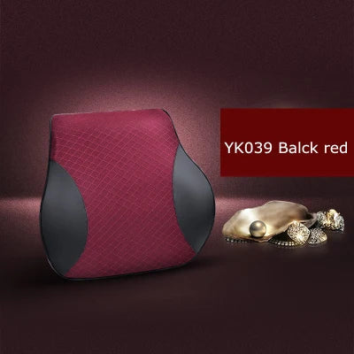 Memory Foam Car Seat Headrest Pillow for Neck and Back Support