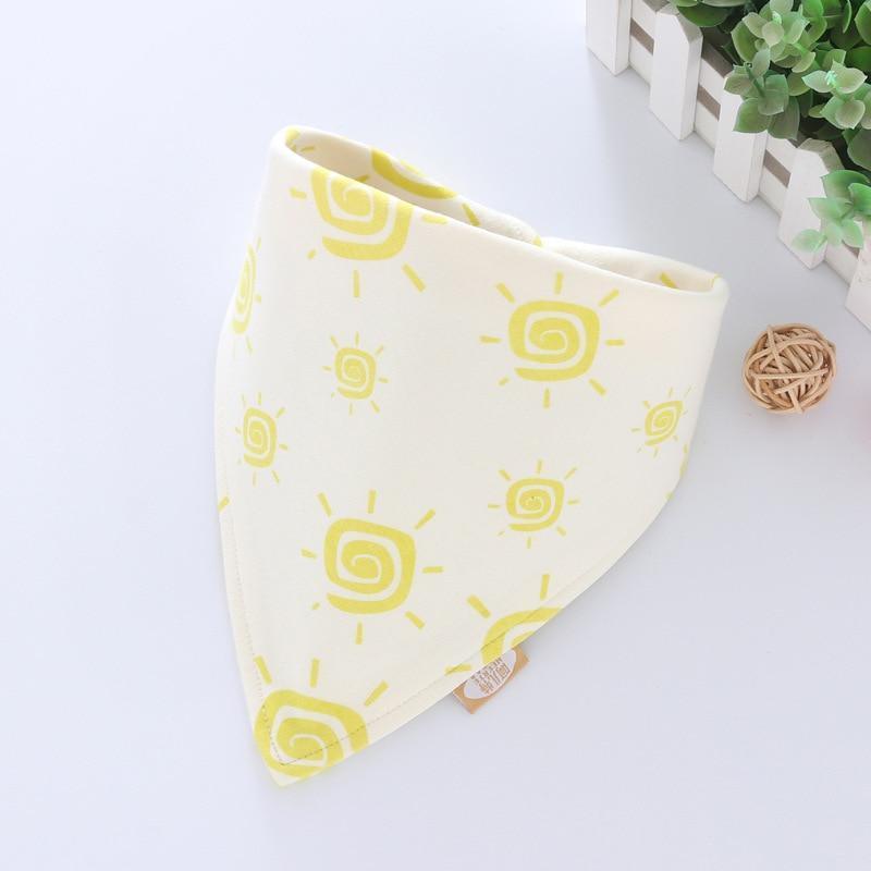 Adjustable Cotton Cartoon Bandana Bibs for Babies