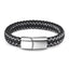 Handmade Luxury Modern Leather Braided Bracelet for Men