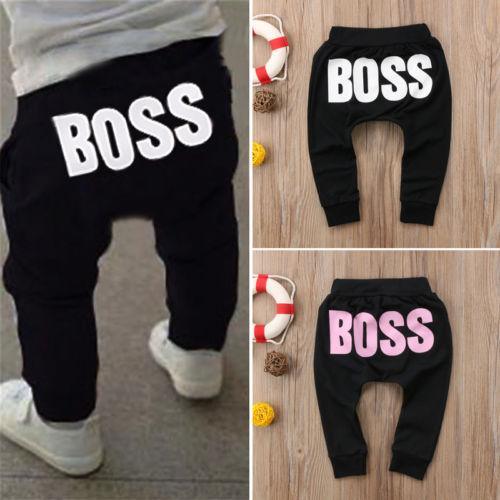 Modern Printed Baby BOSS Pants - Premium Cotton Trousers