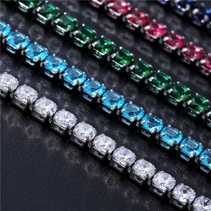 Elegant Cubic Zirconia Tennis Bracelet for Men and Women