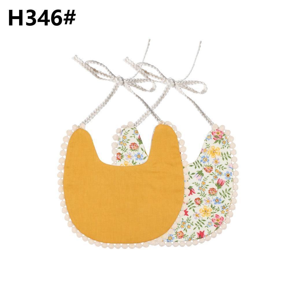 Bavoirs Floraux de Luxe Faits Main - 100 % Coton et Imperméables