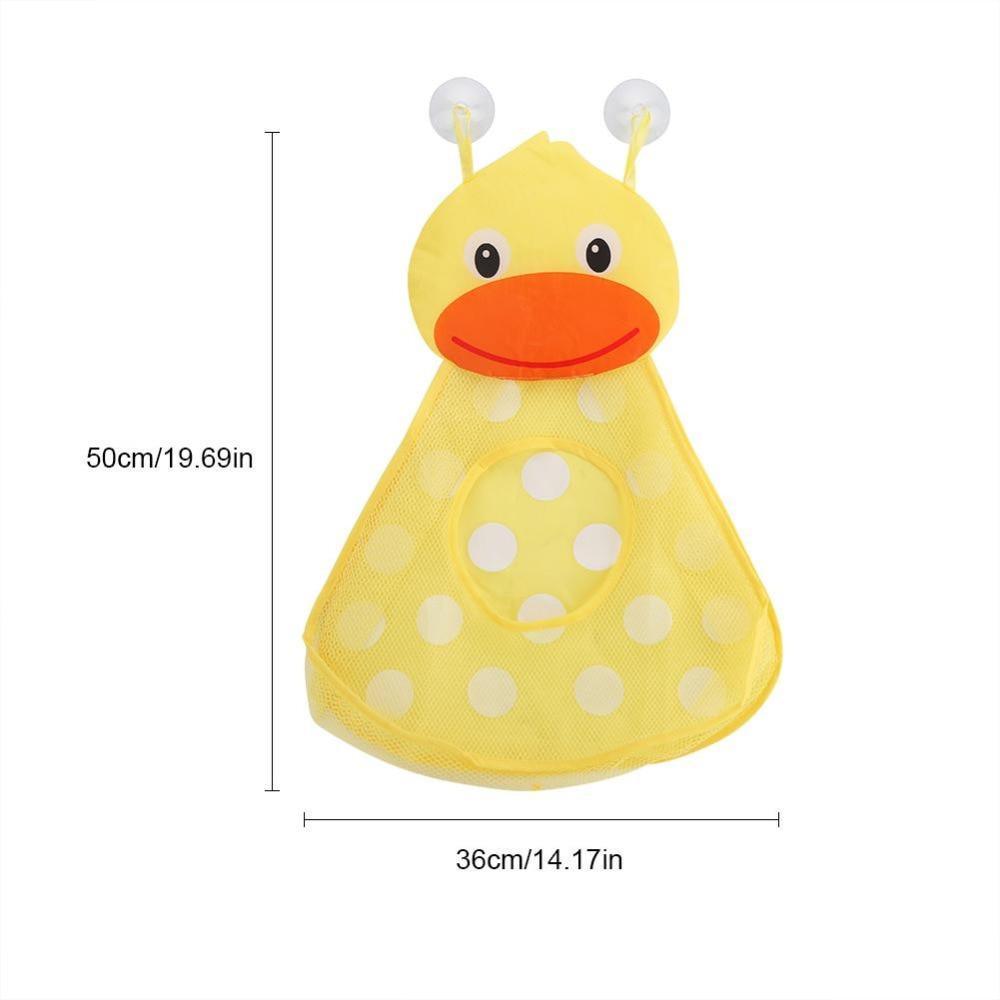Adorable Duck & Frog Bath Toy Organizer with Suction Cups - Ultimate Storage Solution for Kids - Korvel