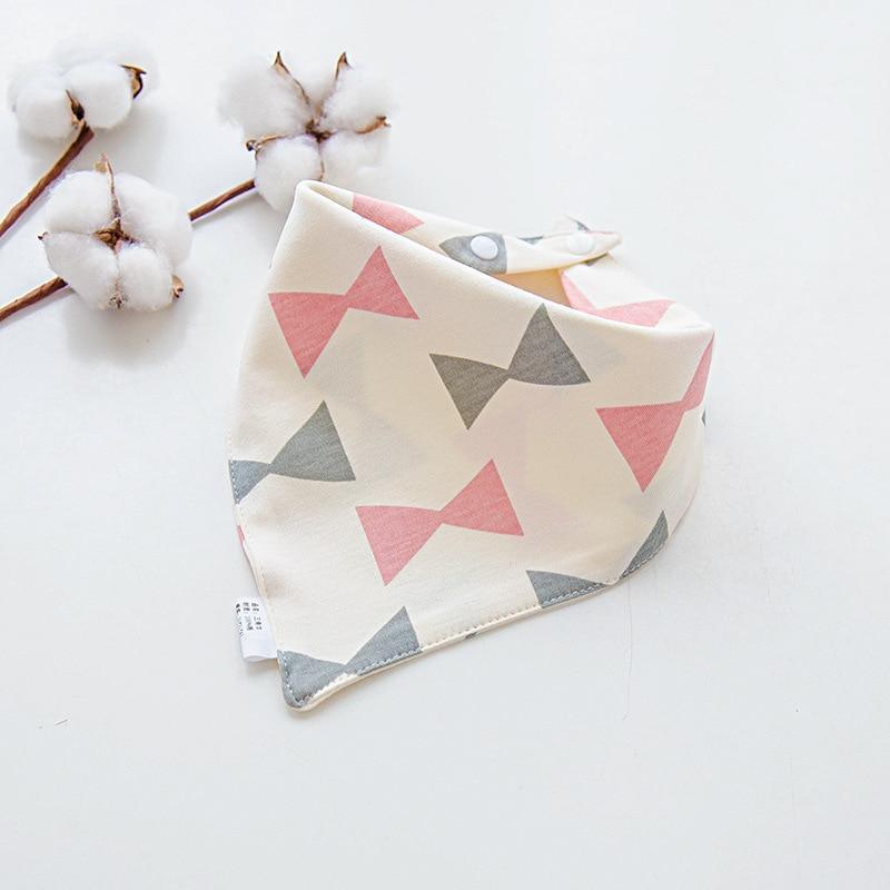 Adjustable Cotton Cartoon Bandana Bibs for Babies