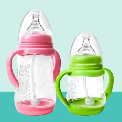 Premium BPA Free Anti-Colic Baby Bottle with Straw