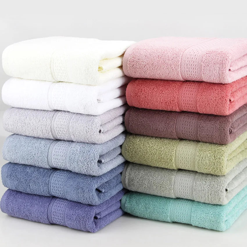 Pure Cotton Super Absorbent Large Towel Bath Towel - Korvel