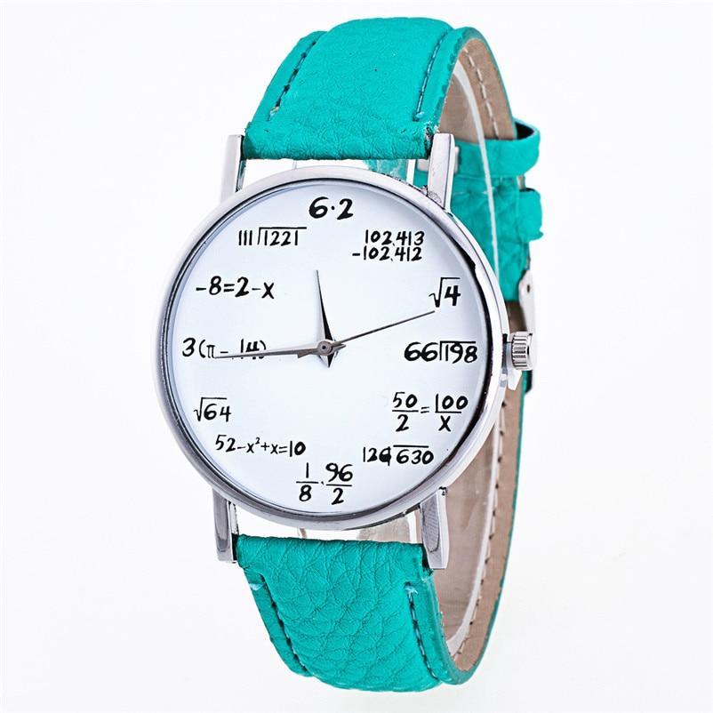 Montre analogique à quartz élégante pour femmes avec bracelet en cuir