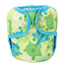 Couche en tissu pour bébé ajustable à taille unique avec double gousset