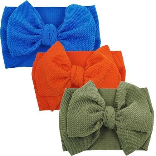 Ensemble de Turbans et Bandeaux Élégants pour Filles - 3 Pièces