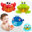 Juguete de Baño Interactivo de Cangrejo Burbujeante para Bebés con Música