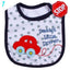 Bib de bebé de algodón con diseño de dibujos animados - Impermeable y cómodo