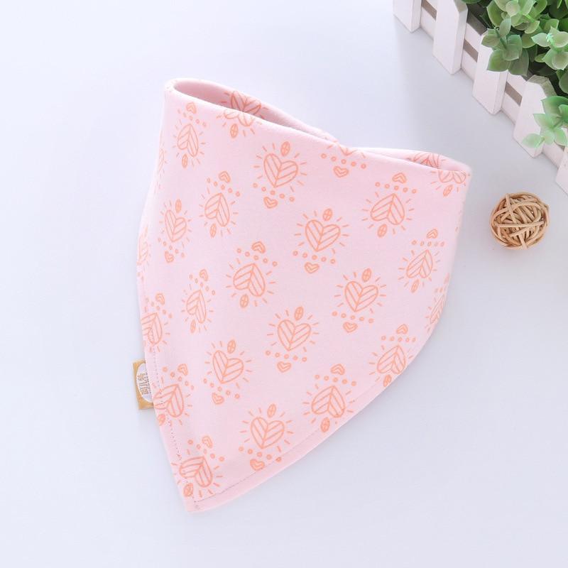 Adjustable Cotton Cartoon Bandana Bibs for Babies