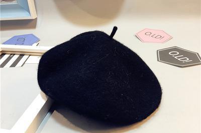 Pure Wool Baby Beret Hat in Modern Retro Design