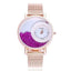 Montre de luxe pour femme avec bracelet en cristal - Élégante et stylée