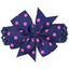 Modern Luxury Dot Bow Wide Headband for Girls
