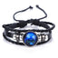 Elegant Zodiac Constellation Leather Bracelet for All