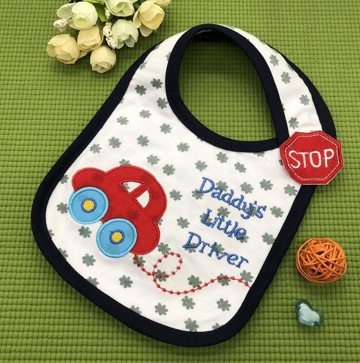 Bibs de bebé de algodón moderno de lujo - Bandana impermeable para infantes