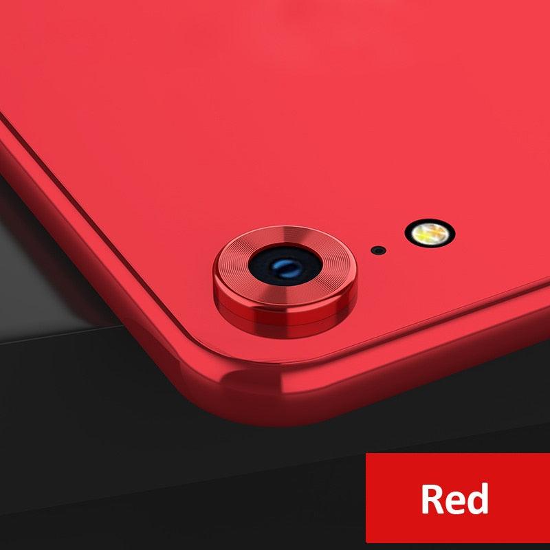 Protecteur d'objectif de caméra en verre trempé premium pour iPhone XR