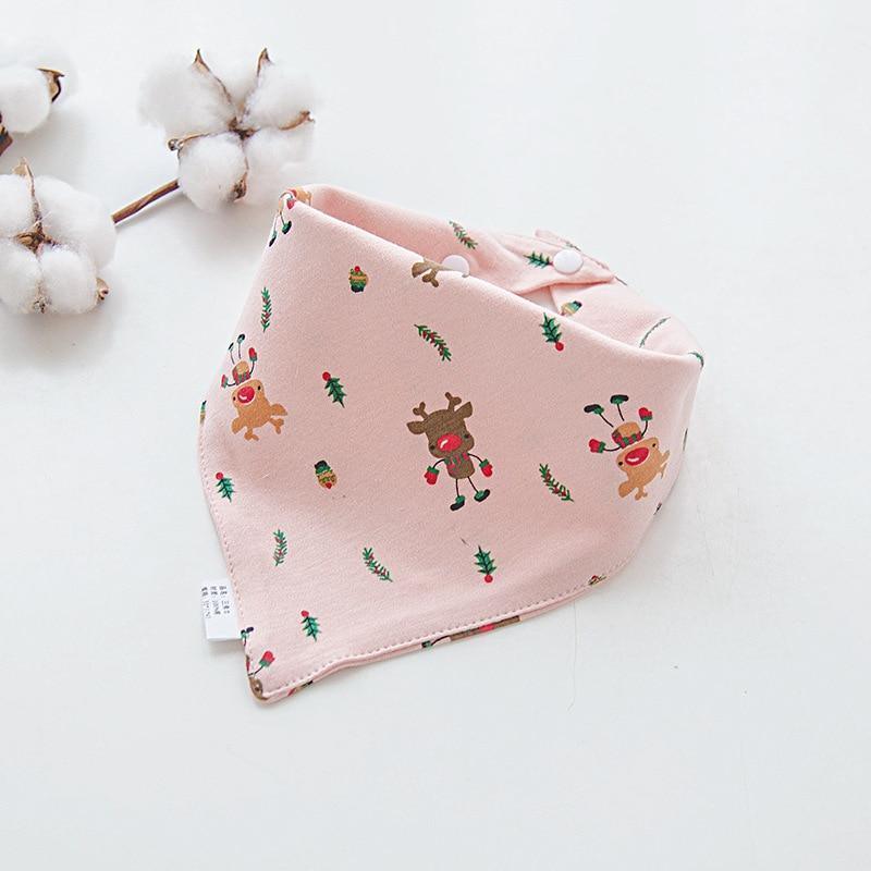 Adjustable Cotton Cartoon Bandana Bibs for Babies