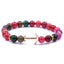 Bracelet en Pierre Naturelle au Design Ancre Élégant pour Hommes et Femmes