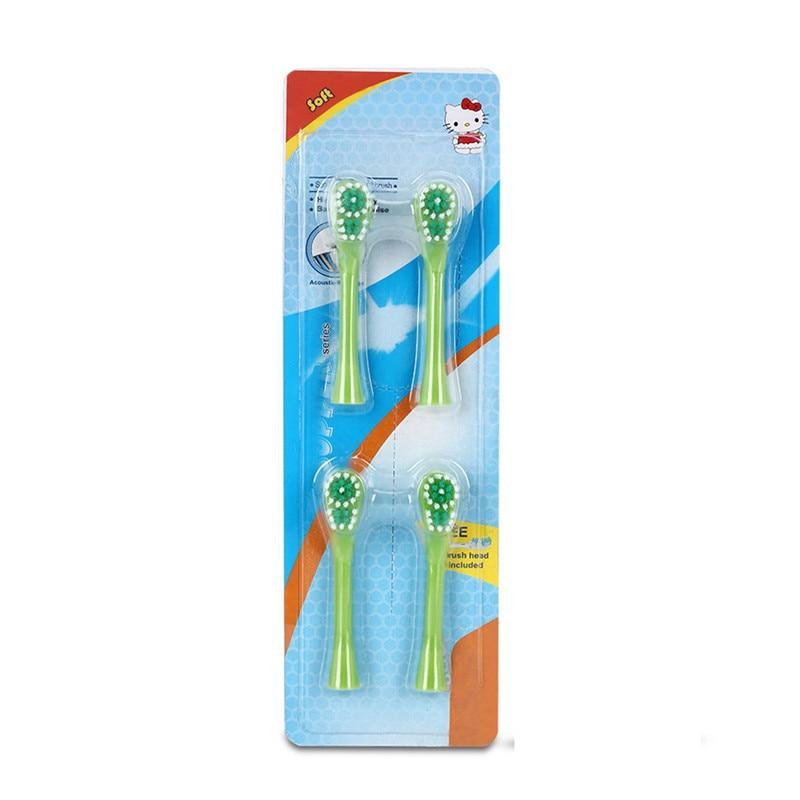 Cepillo de Dientes Eléctrico de Dibujos Animados para Niños con Cabezas de Doble Cara