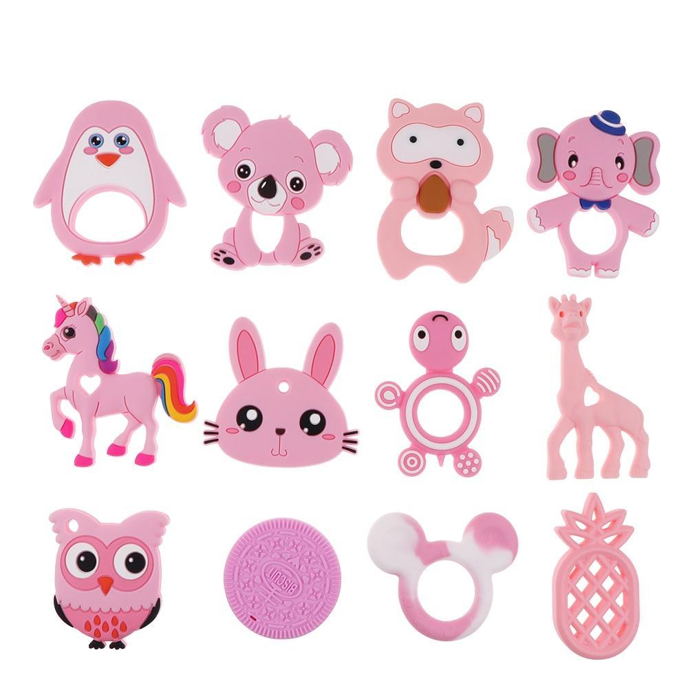 Premium Silicone Baby Teether - Animal Designs for Comfort