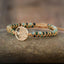 Luxury Handmade Tree Charm Bracelet - African Jasper Braided Design