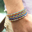 Trendy Black Retro Wrap Leather Bracelet for Men