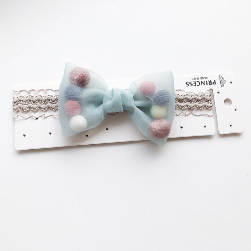 Luxury Pearl Handmade Bowknot Crown Headband for Baby Girls