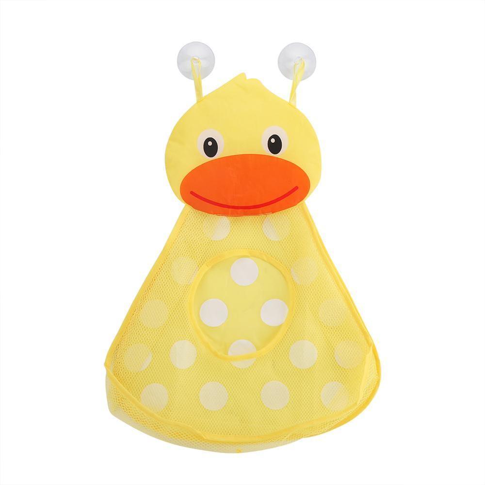 Adorable Duck & Frog Bath Toy Organizer with Suction Cups - Ultimate Storage Solution for Kids - Korvel