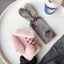 Funda de Peluche Linda y Esponjosa para iPhone - Diseño de Orejas de Conejo
