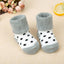 Chaussettes pour bébés en coton doux antidérapantes pour nouveau-nés et tout-petits