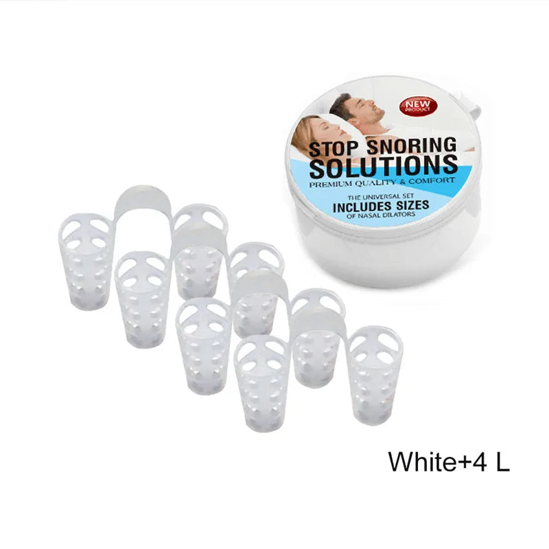 Anti Snore Apnea Nose Clip Anti-Snoring Breathe Aid Stop Snore Device Sleeping Aid Equipment Stop Snoring - Korvel