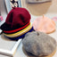 Pure Wool Baby Beret Hat in Modern Retro Design