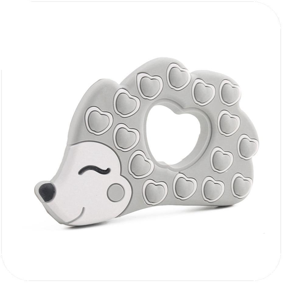 BPA Free Silicone Teether - Cartoon Animal Design
