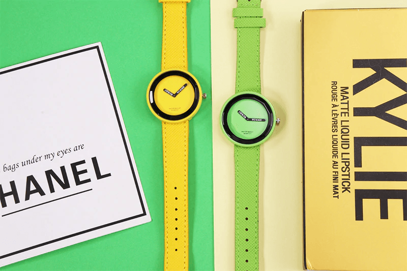 Montre en cuir pour femmes élégante - Design minimaliste