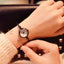 Montre Bangle en Or Rose Élégante pour Femmes
