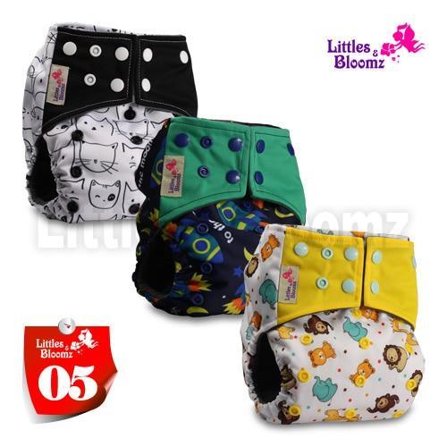Modern Luxury Printed Washable Cloth Diaper Set
