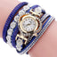 Montre Quartz Bracelet Vintage en Cristal Rhinestone de Luxe