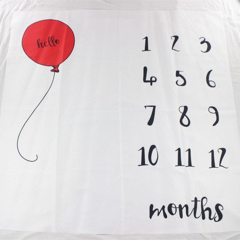 Adorable Cartoon-Themed Baby Milestone Blanket and Play Mat - Korvel
