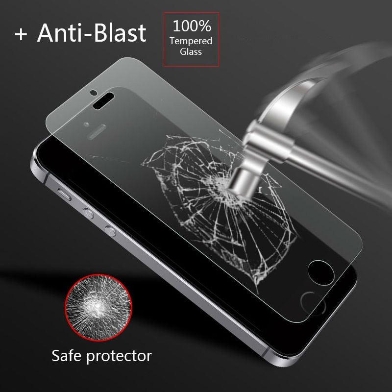 Protector de Pantalla de Vidrio Templado Mate Premium para iPhone