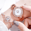 Ensemble de Montre Bracelet Élégant pour Femmes avec Design Géométrique