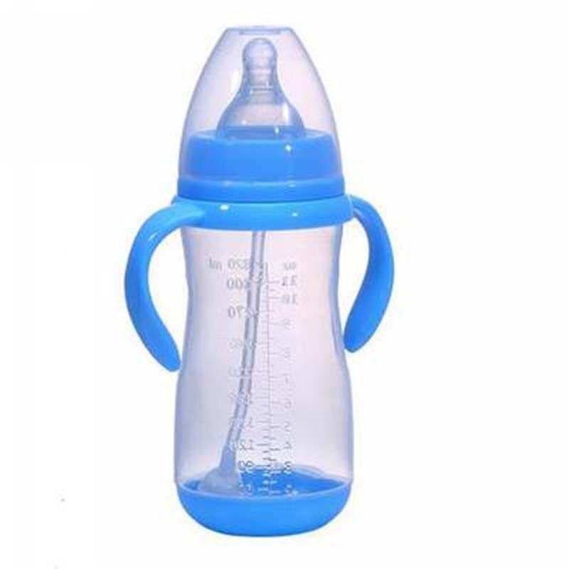 Botella para Bebés Anti-Cólicos Libre de BPA con Popote