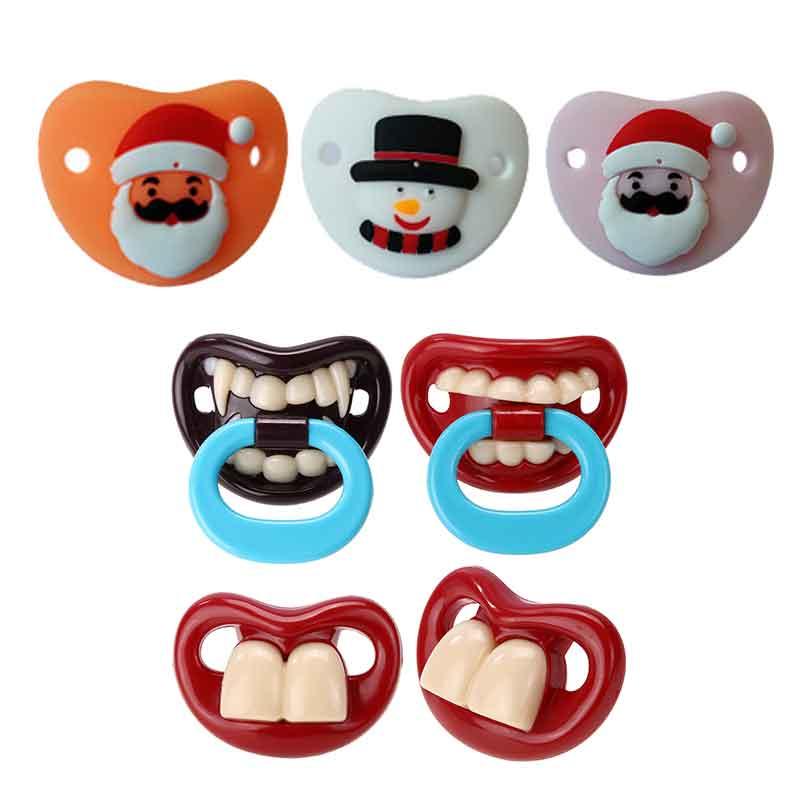 Funny Food Grade Silicone Baby Pacifier for Boys and Girls