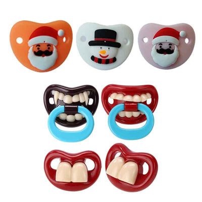 Funny Food Grade Silicone Baby Pacifier for Boys and Girls