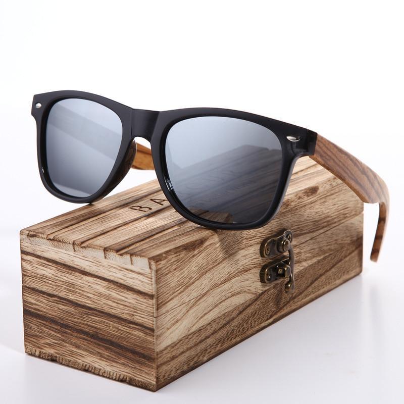 Gafas de sol de bambú polarizadas hechas a mano de lujo