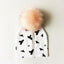 Luxury Cartoon Print Cotton Beanie Hat for Kids