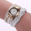 Montre Bracelet en Rhinestones pour Femmes en Quartz Doré Élégant